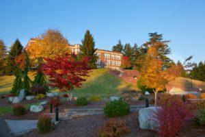 Saint Martins University veterans autumn on campus