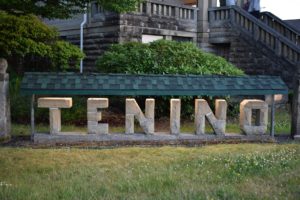 Thursto EDC Tenino Ag Park sign