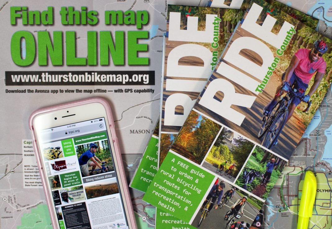 Thurston County bike map