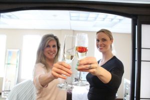 Omni Esthetics Champagne Cheers with Karen and Lauren