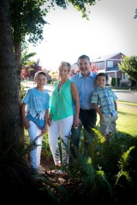 Rob Rice builder and family