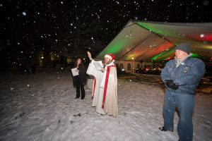 Saint Martins University holiday concert-Christmas tree blessing