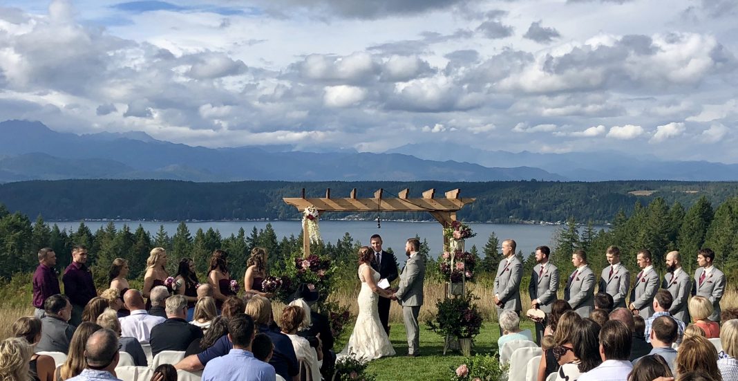 Alderbrook Golf and Yacht Club Weddings Spectacular View