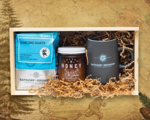 Batforf and Bronson Coffee Gift Box with Honey