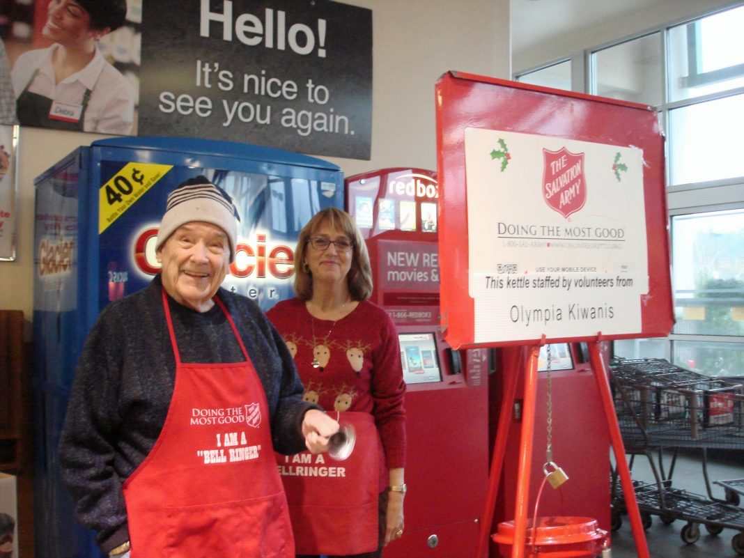 Commencement Bank-Salvation Army-Oly Kiwanis bellringers