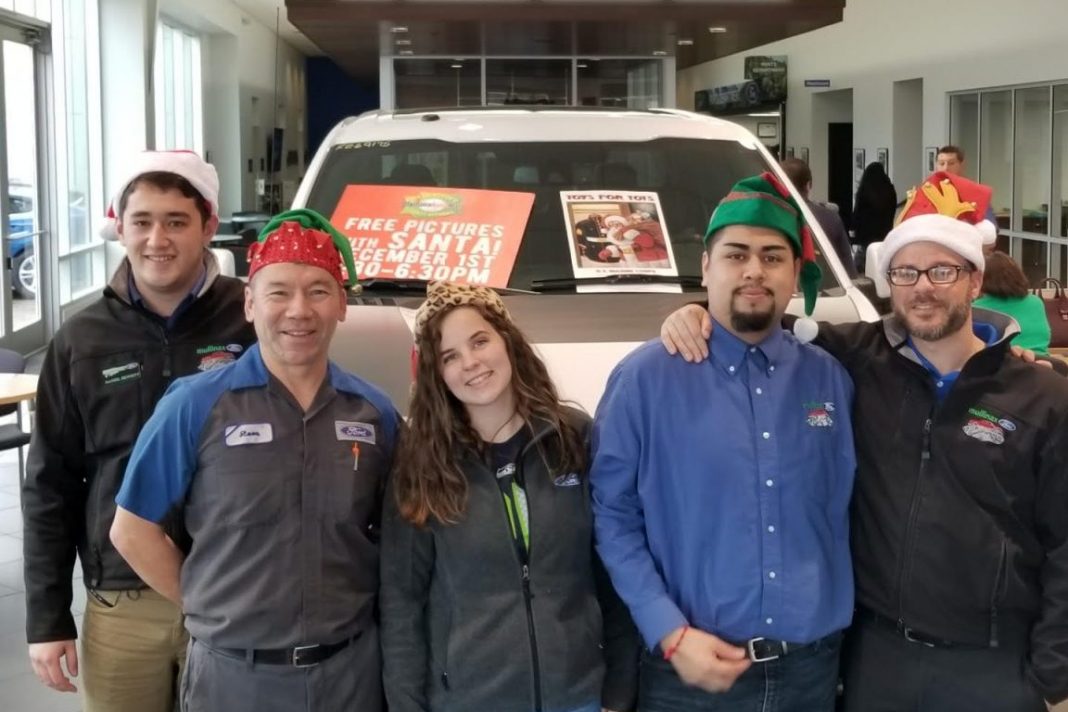 Mullinax Ford Toys for Tots Happy Holidays