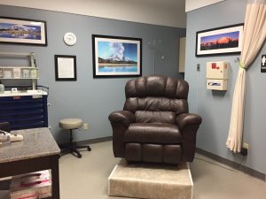 Foot and Ankle Surgical Associates Exam room