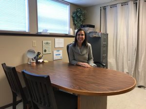 Gundersen Dental Care Breathe Better, Annie at her desk