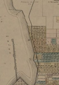 Howard Point 1890 map