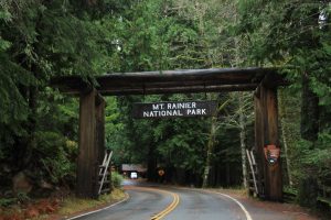 Entrance to Mount Rainier National Park