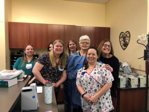 The Mayday Foundation Amy with nurses