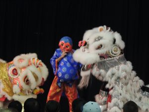 City of Lacey Cultural Celebration lion dancers & mask