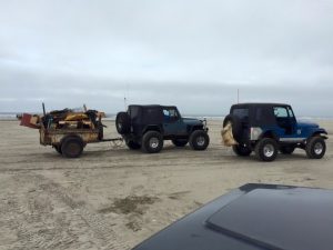 Bruce Titus community PNW4WDA beach clean up