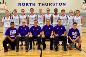 North Thurston basketball Brown