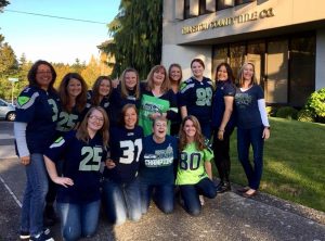 Thurston County Title Staff Seahawks fans