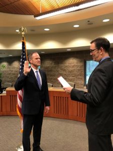 Ken Semko Swearing In Lacey Police Department Police Chief