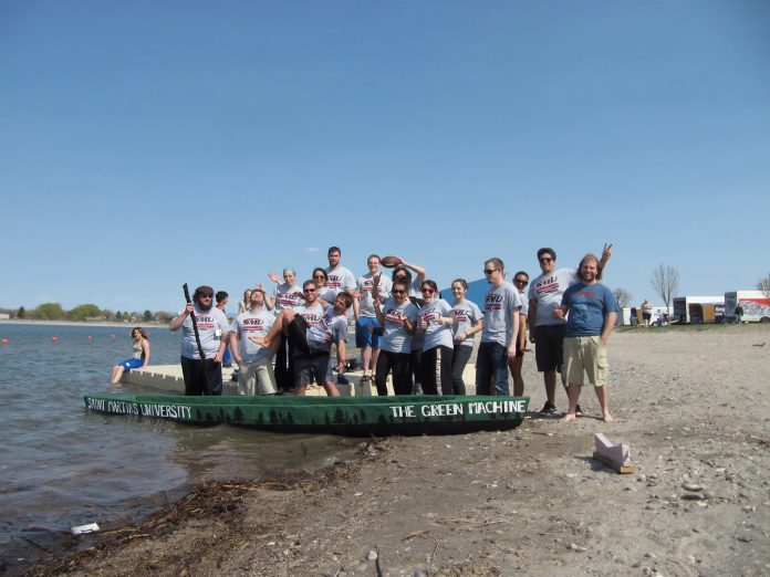 Saint Martin University Engineering Conference 2019 concrete canoes