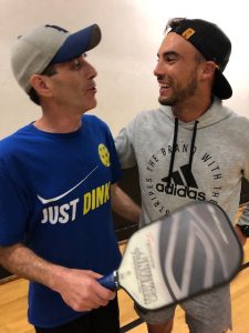 Tyson with OPC members Pickleball