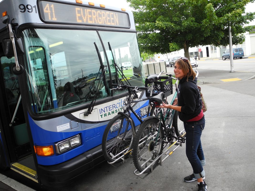 Intercity Transit Youth Bus Pass Destination Summer Bike Rack