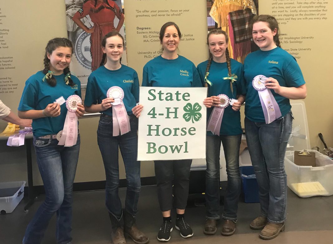 Thurston County Horse Bowl Team Res Champions 2019 2