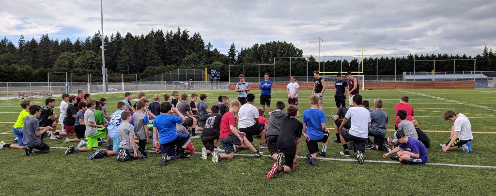 Campus to Community Youth football camp 2019 3