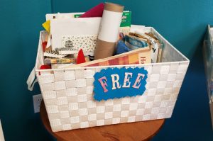 Free Box at Lost and Found Crafts