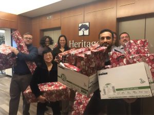 Heritage Bank Jeff Deuel adopt a family