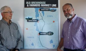 Old Brewhouse Foundation Paul and Rob Trolley Line Map