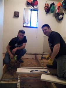 Rebuilding Together Floor Installation