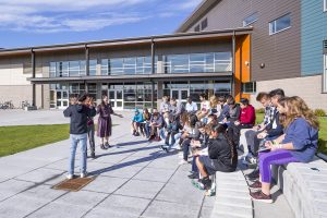 Salish Middle School students