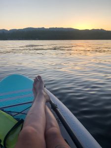 Paddleboarding in Olympia Tumwater Black Lake