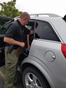 Deputy Hazlett Car Seat Check
