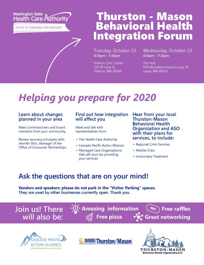 Thurston - Mason Behavioral Health Integration Forum - ThurstonTalk