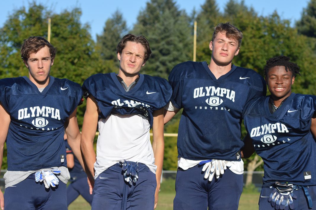 Olympia football defensive backs