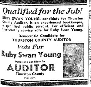 Ruby Swan Young auditor ad