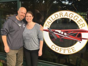 Taildragger Coffee Flies High Into Its Second Year Nate and Amy Mayes