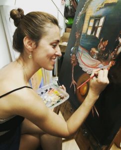 Yelizaveta Bakhtina in Studio