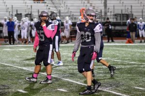 Elijah Iosefo (No. 65) and Max Eder (No. 30)