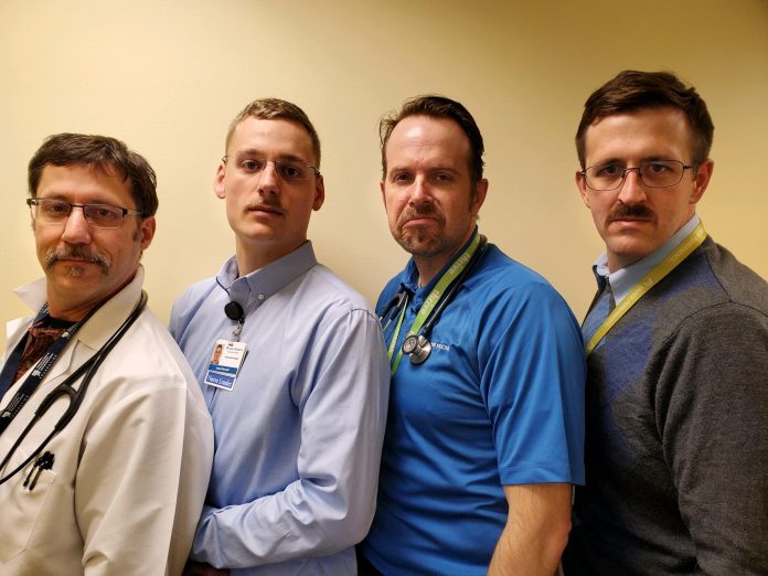 Kaiser Permanente Movember Crew from Olympia Medical Center