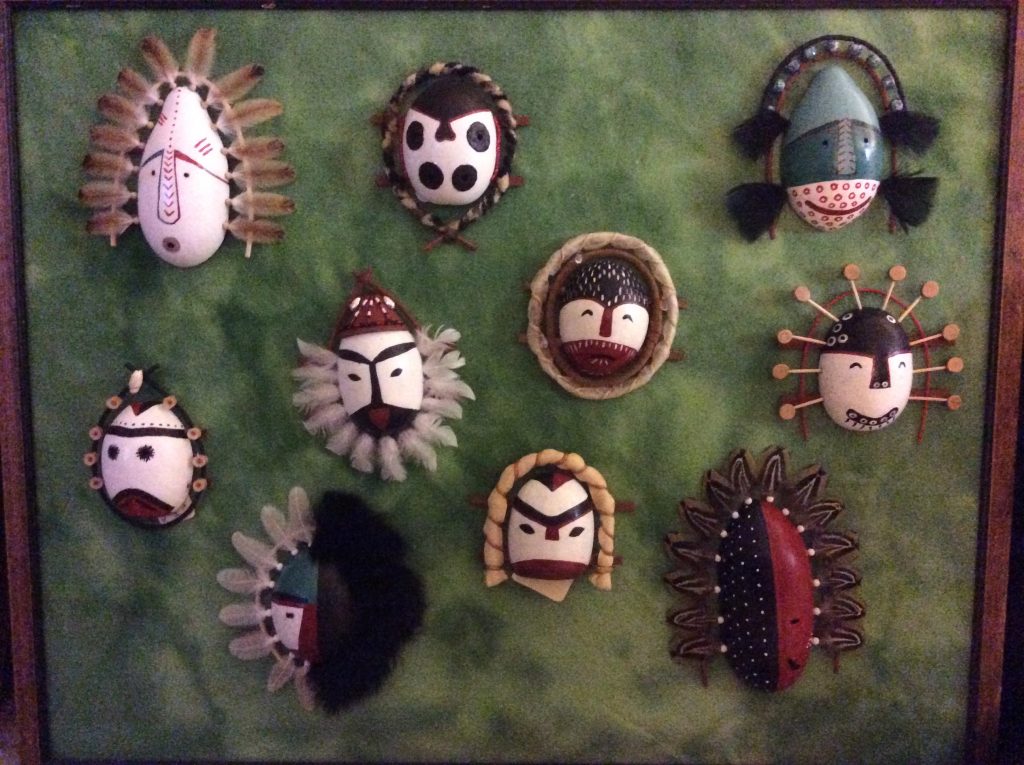 Native Art Fair 2019 Vickie Alutiiq Mini masks