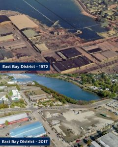 Port of Olympia 100 years East Bay 1972 vs 2017