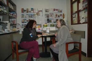 Providence Regional Cancer System Tiffany and Becky consultation