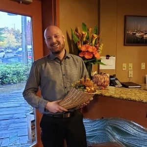 Budd Bay Cafe catering manager Dan Merscher