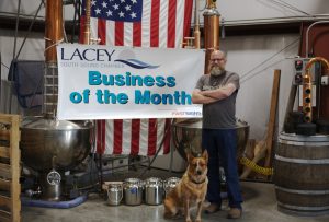 Lacey South Sound Chamber Regional Businesses in the Spotlight for 2019 with the Lacey South Sound Chamber Sandstone Distillery Business of the Month