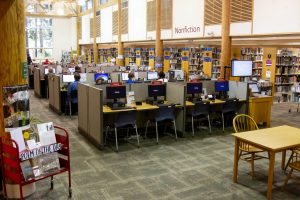 Lacey Timberland Regional Library remodel check out