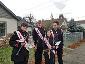 Yelm Christmas in the Park Marching Band