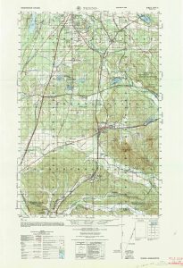 Tenino Military Map