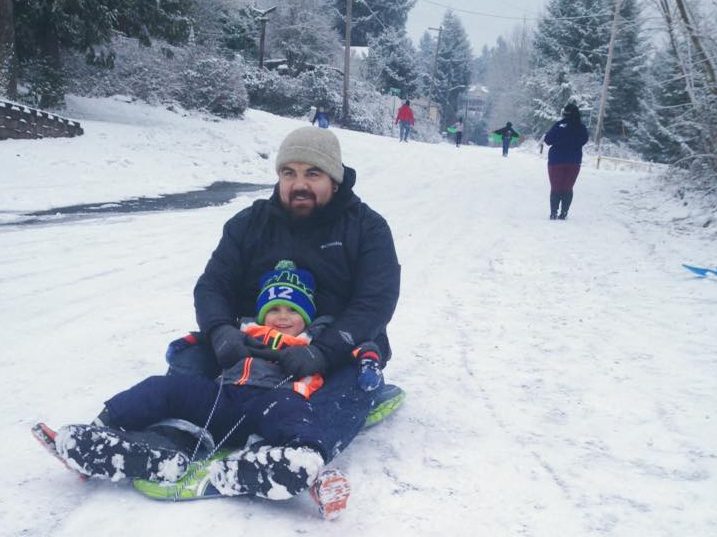 Where to sled in Thurston County