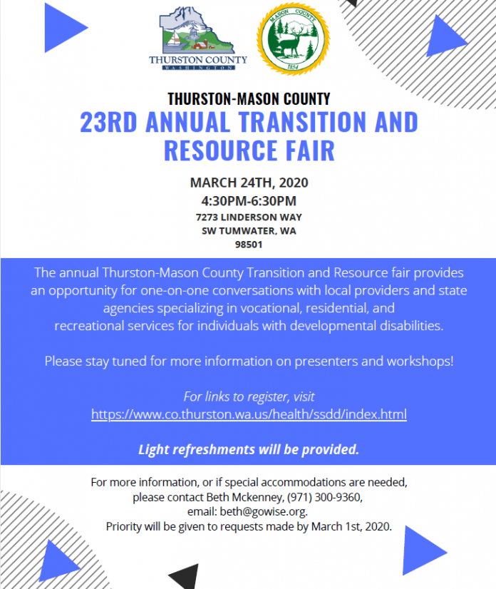Thurston/Mason County Resource and Transition Fair ThurstonTalk