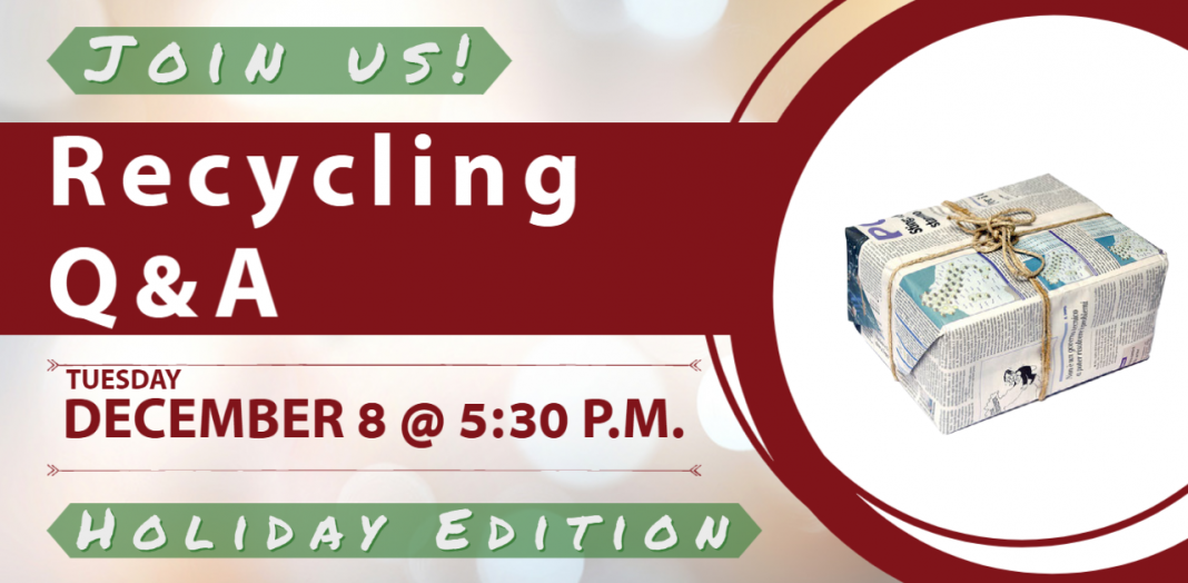 Waste-free Holidays Recycling Q&A with Thurston County - ThurstonTalk